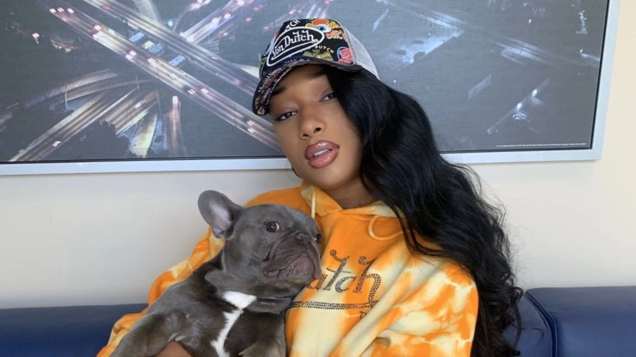 Megan Thee Stallion's Frenches 4oe, Oenita and Dos, Megan Thee Stallion Bulldog, Megan Thee Stallion Bulldog Photo, Megan Thee Stallion Frenches, Megan Thee Stallion Dog Photo